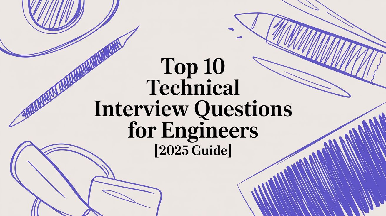 Top 10 Technical Interview Questions for Engineers [2025 Guide]