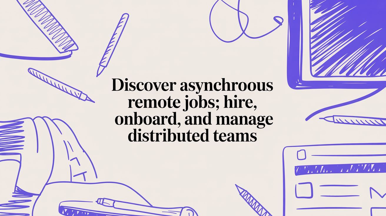 Asynchronous Remote Jobs: The Guide to Hiring & Managing AI Teams