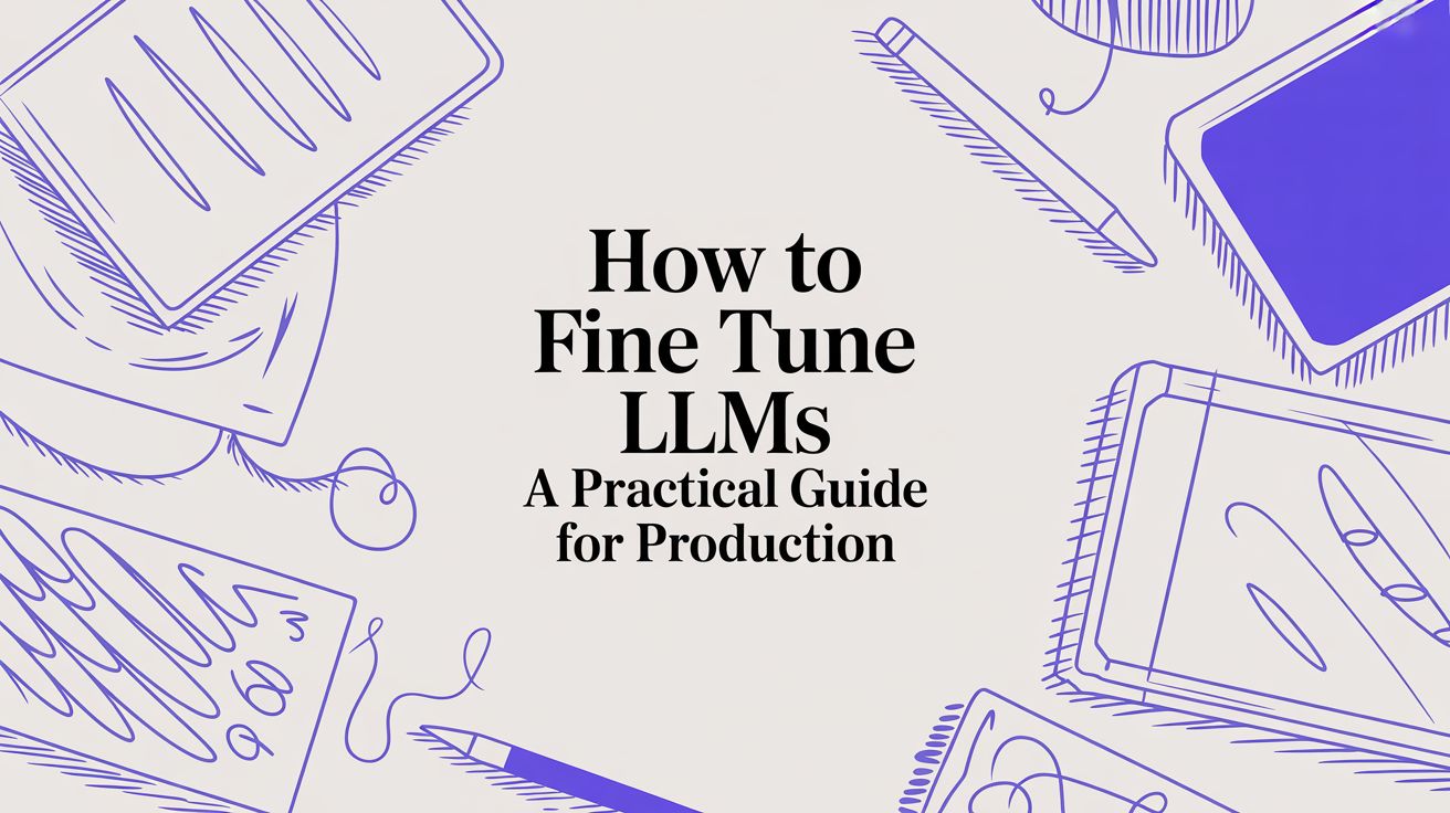 How to Fine-Tune LLMs: A Practical Guide for Production Teams