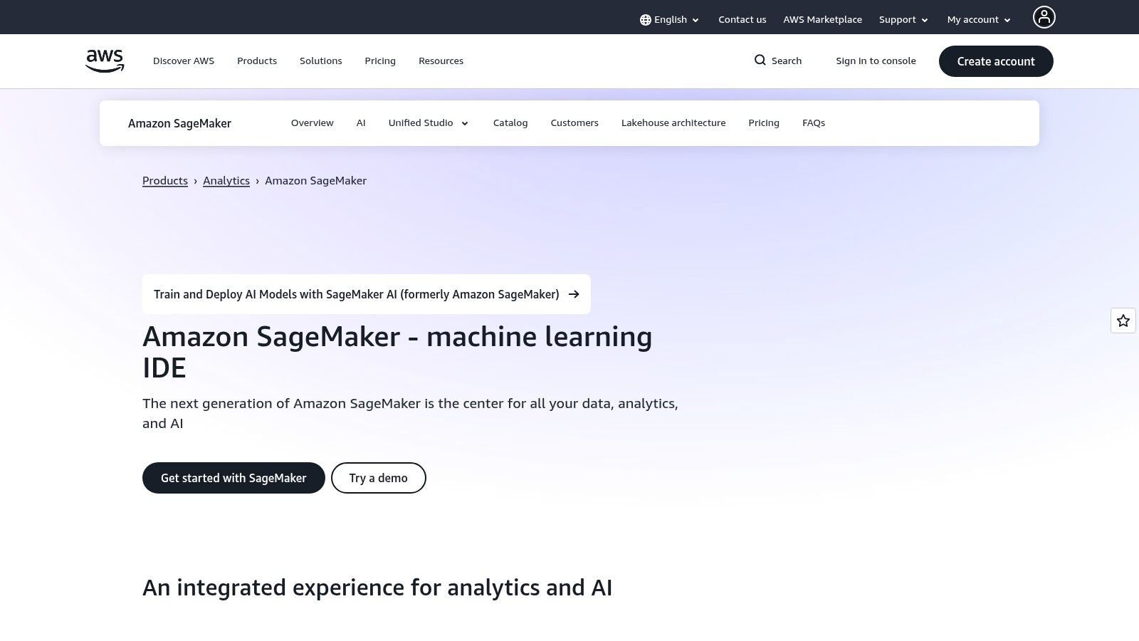 Amazon SageMaker (AWS)
