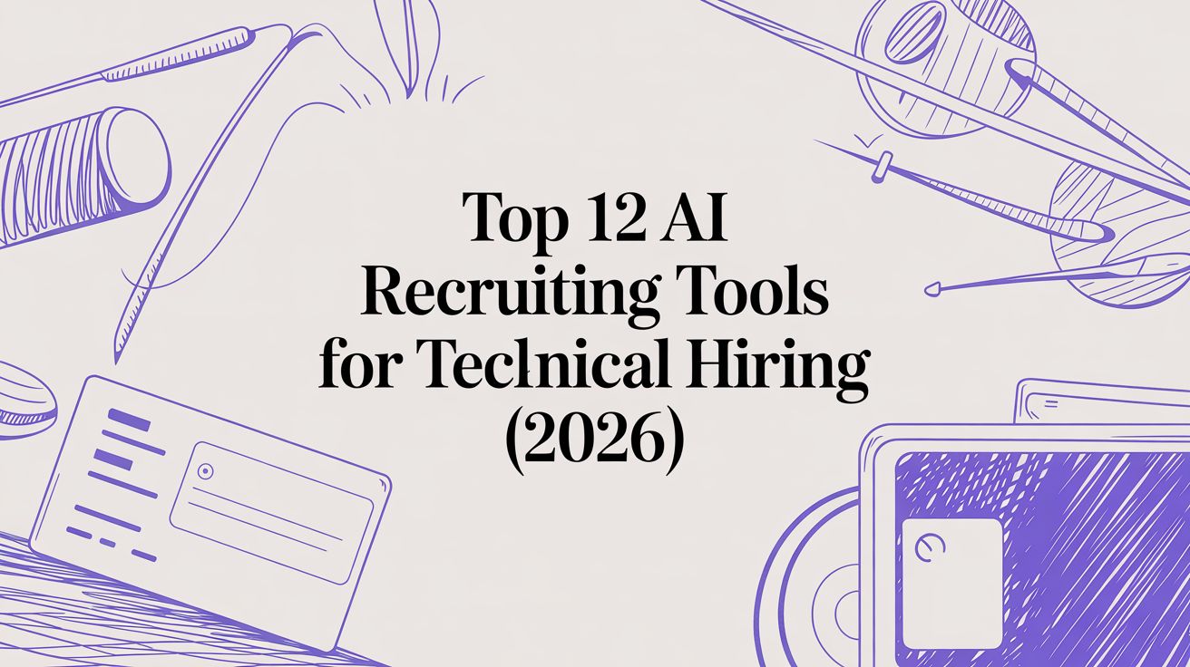 Top 12 AI Recruiting Tools for Technical Hiring (2026)