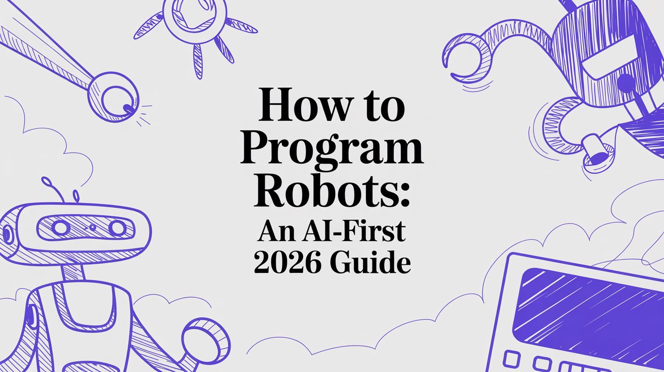 How To Program Robots: An AI-First 2026 Guide