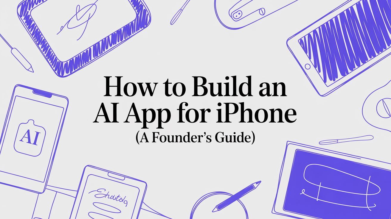 How to Build an AI App for iPhone (A Founder's Guide)