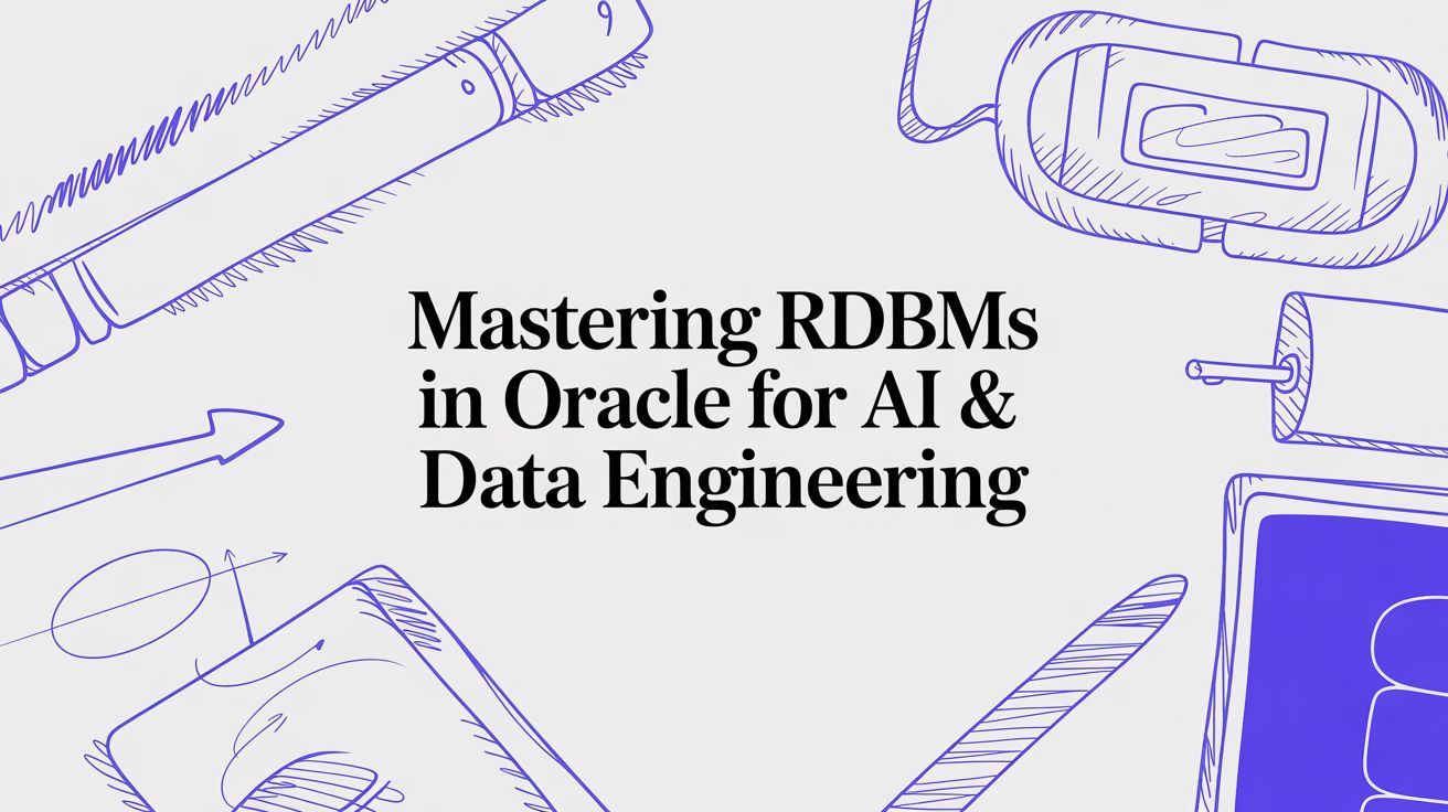 Mastering rdbms in oracle for AI & Data Engineering