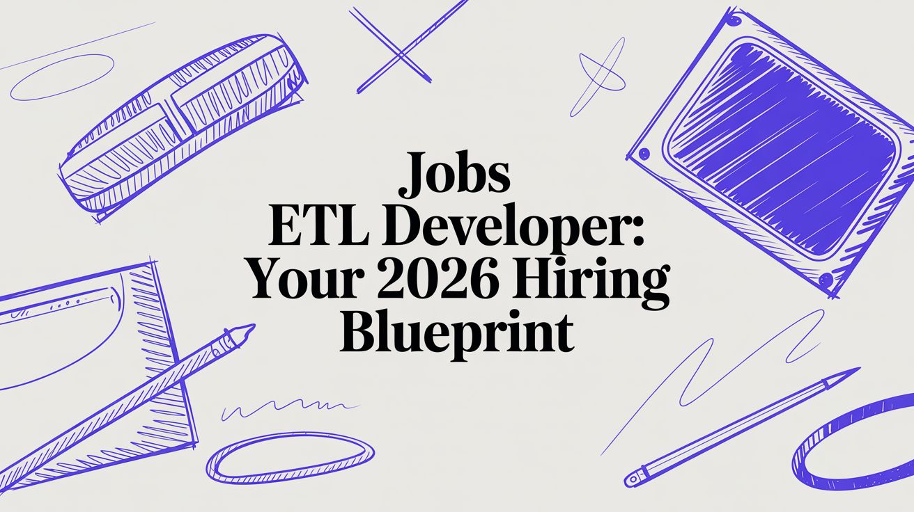 Jobs ETL Developer: Your 2026 Hiring Blueprint