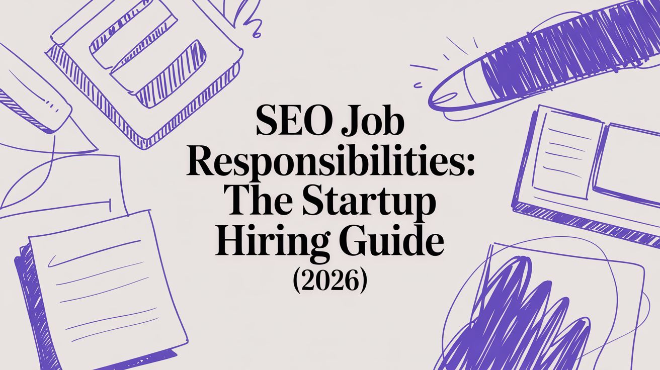 SEO Job Responsibilities: The Startup Hiring Guide (2026)