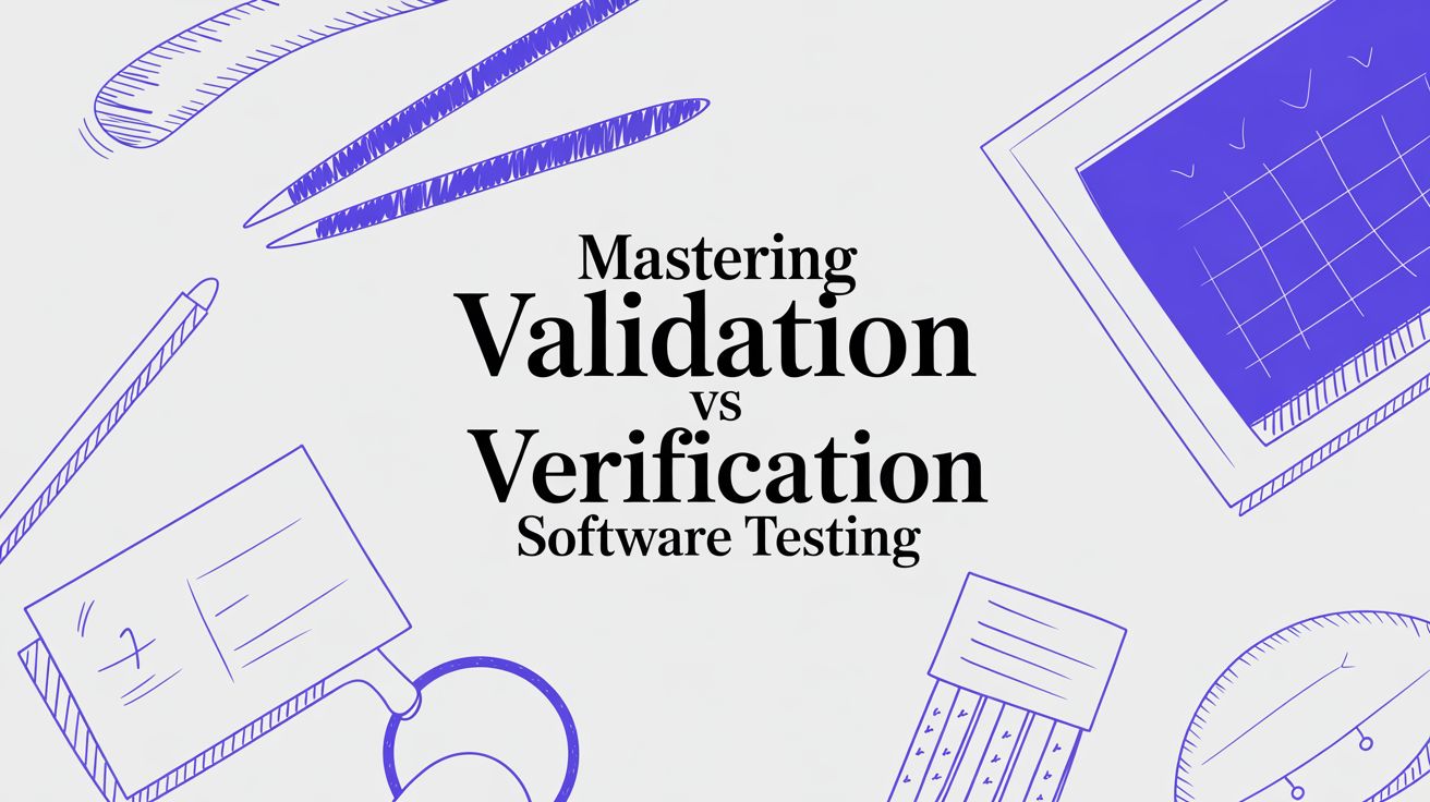 Mastering Validation Vs Verification Software Testing