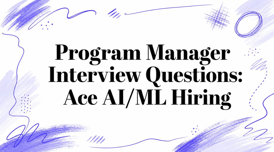 Program Manager Interview Questions: Ace AI/ML Hiring