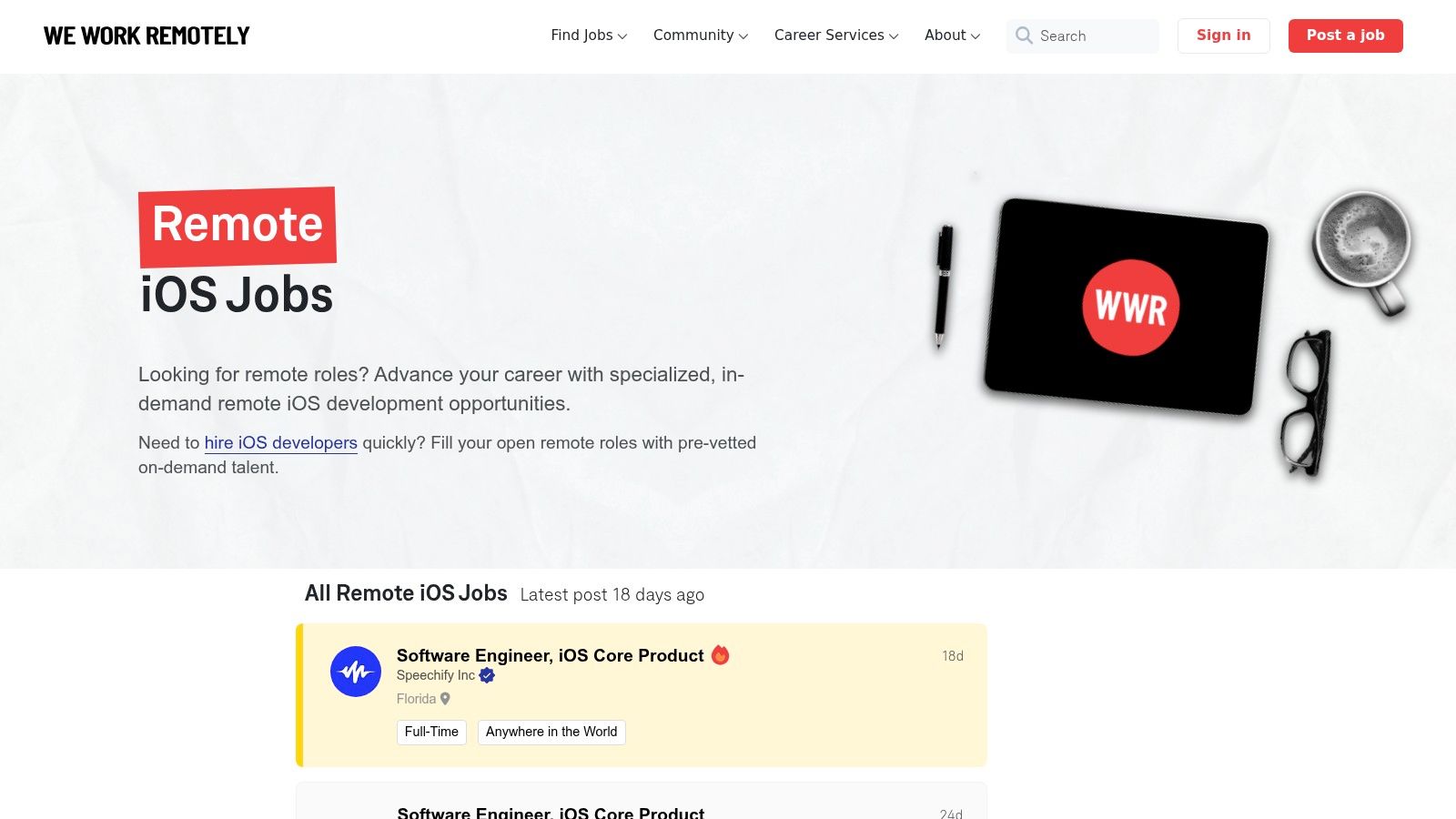 We Work Remotely (WWR)