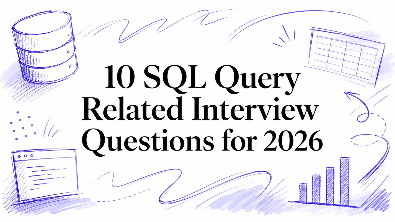 10 SQL Query Related Interview Questions for 2026