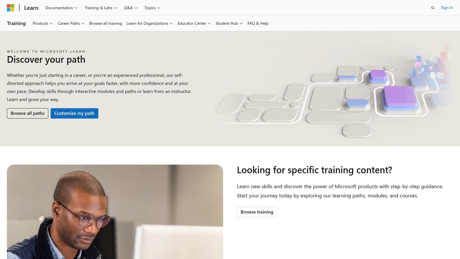 Microsoft Learn (for Organizations)