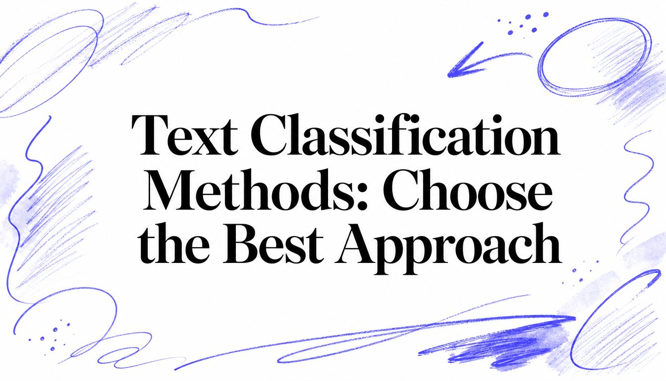 Text Classification Methods: Choose the Best Approach
