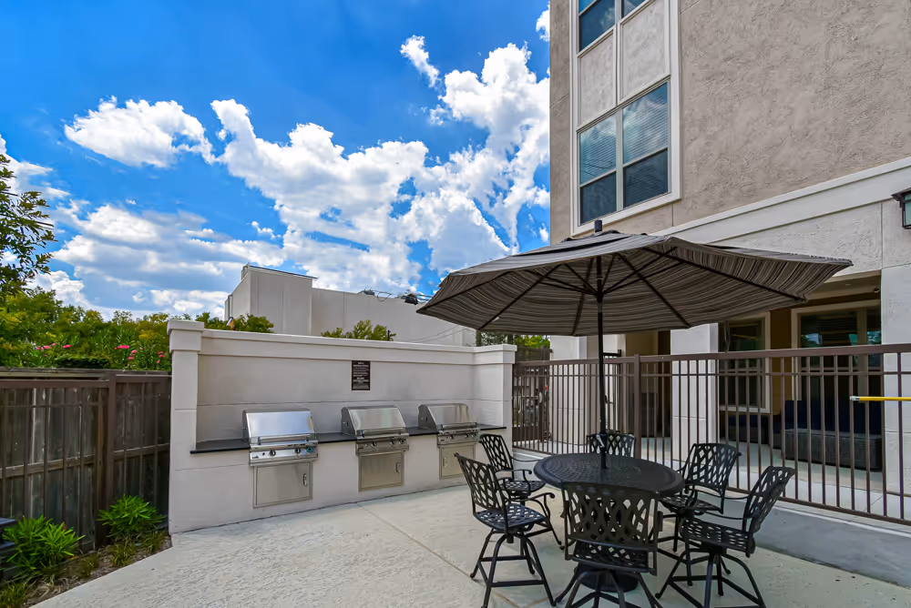 Outdoor BBQ Grilling Area