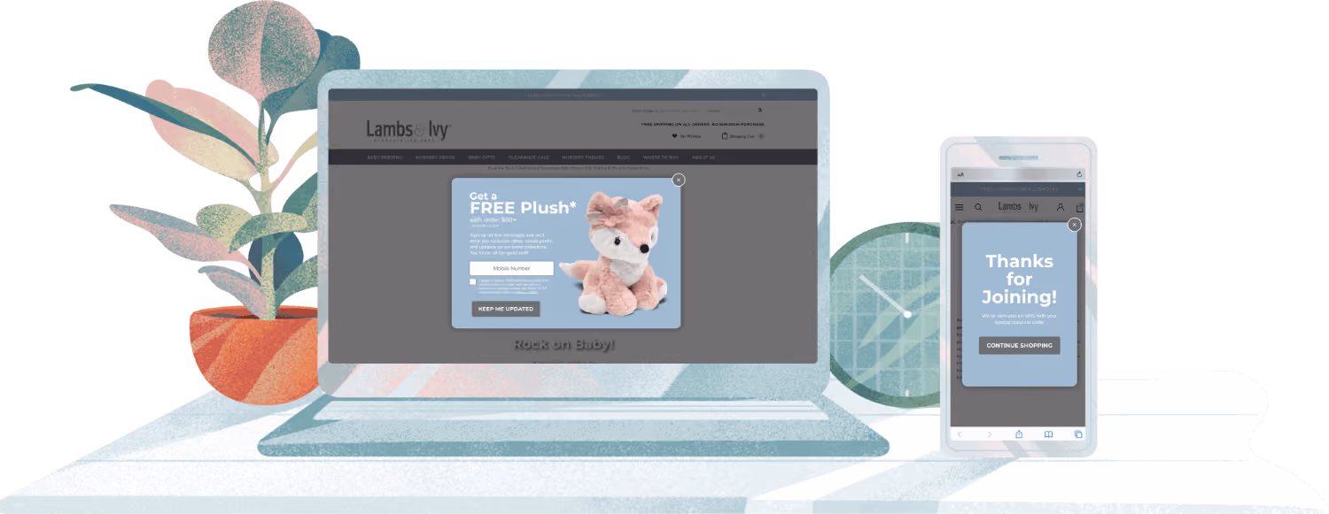 Popups designed for client Lambs & Ivy
