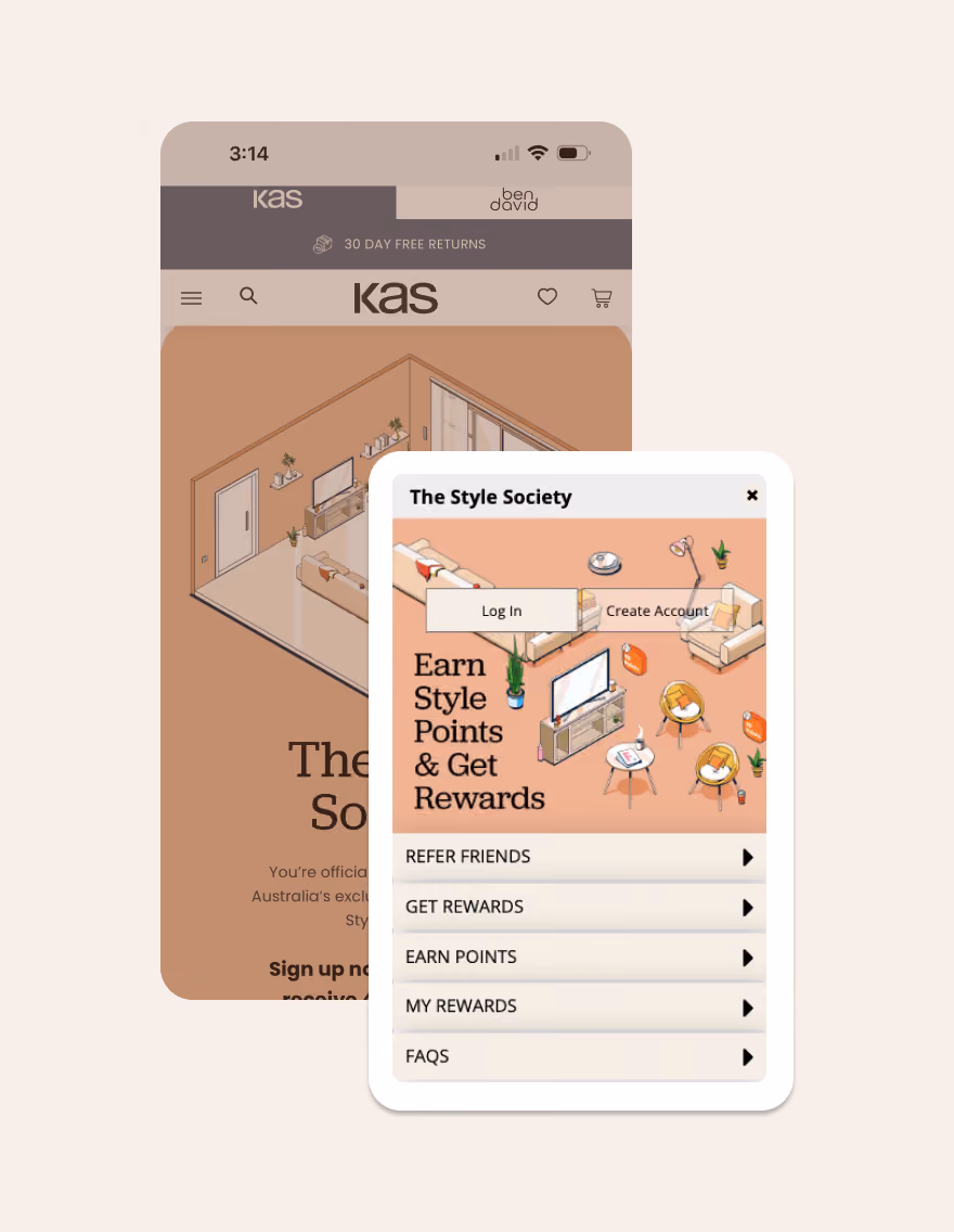 KAS Design Template Mobile
