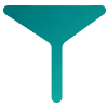 Funnel analysis icon
