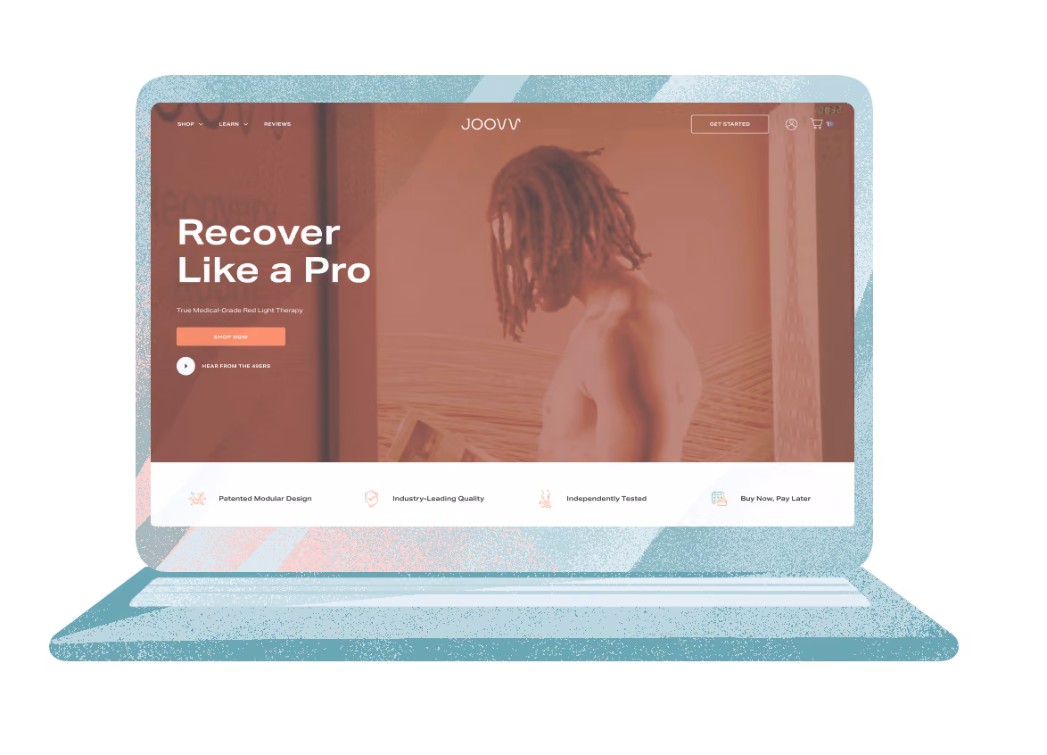 A series of emails designed for Joovv