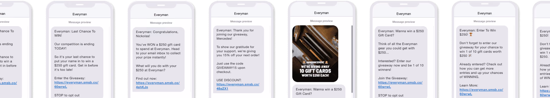 Advanced SMS Flows