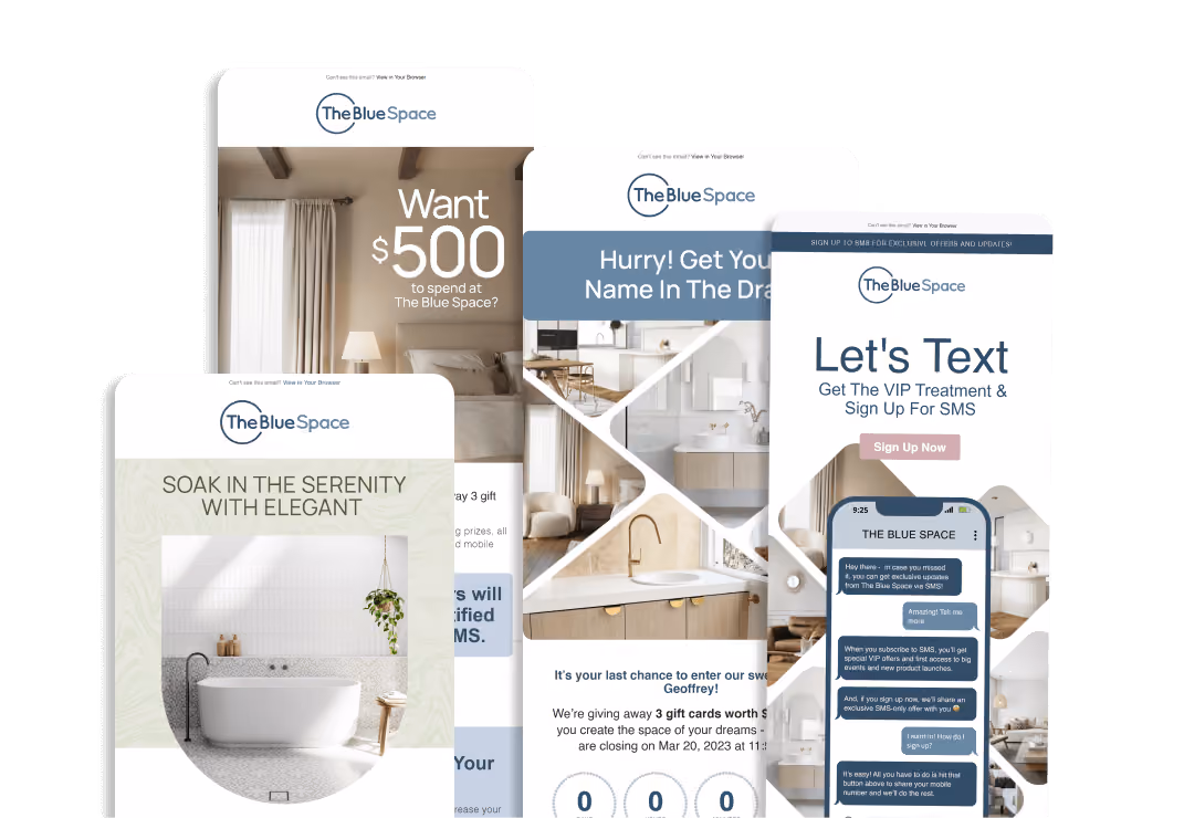 The Blue Spa Emaiil Template