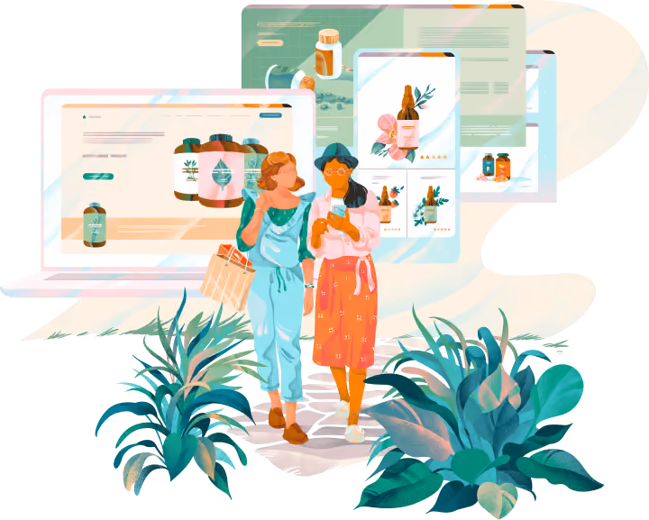 Illustration of the Growth Guru team