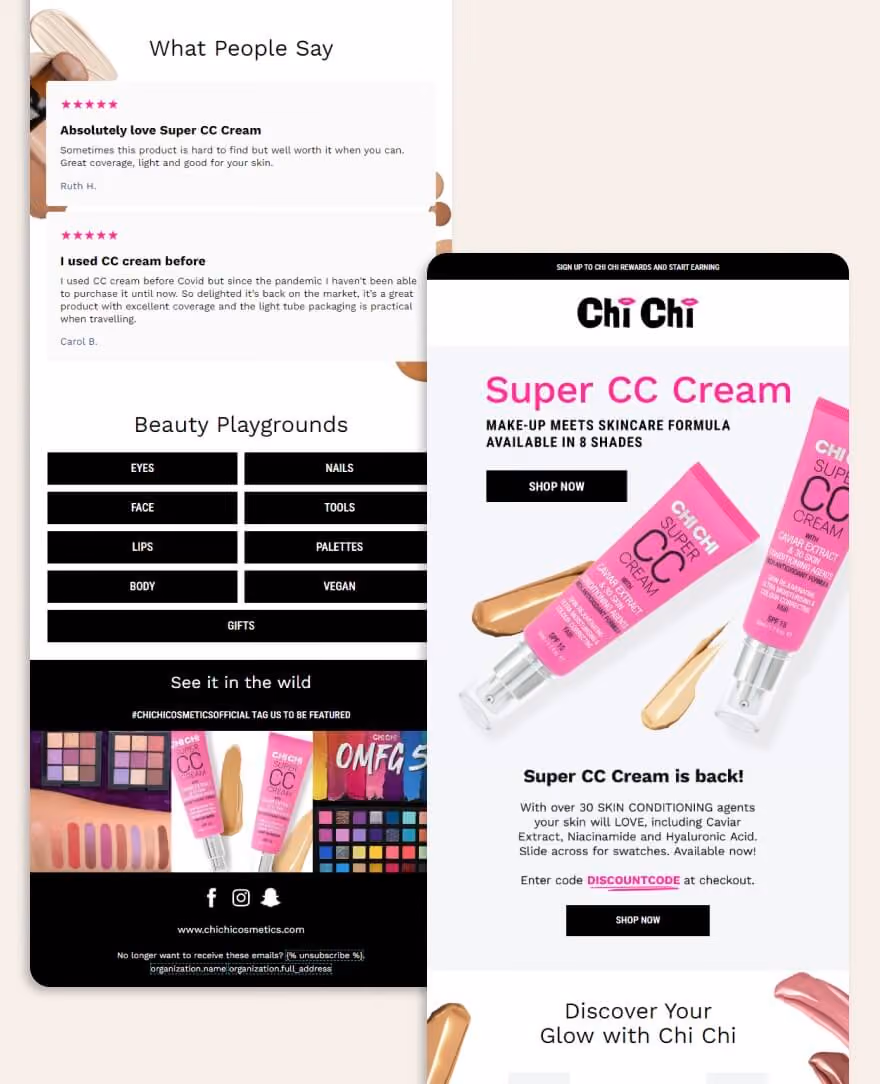 Chi Chi Cream Shades