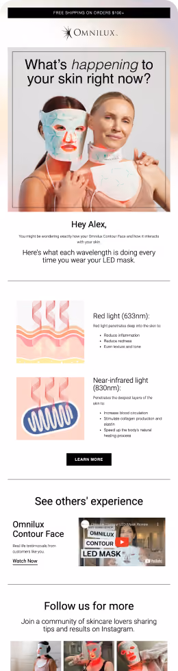 Omnilux LED Mask