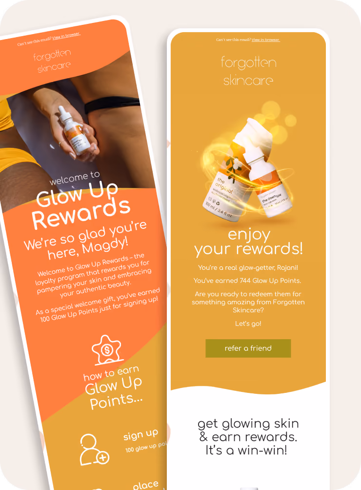 Loyalty Program Email Flow