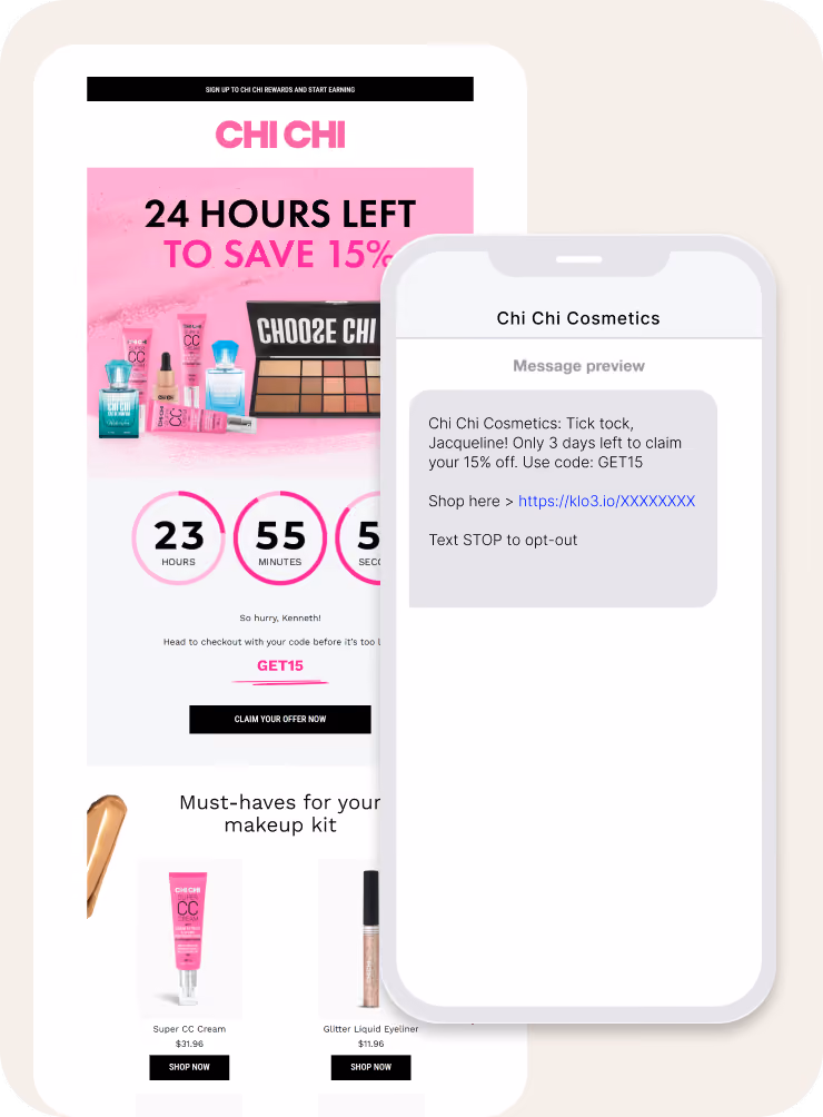 Welcome Flow and Sms