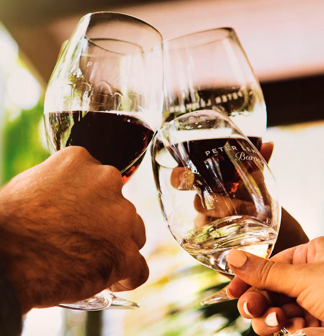Cheering Wine Glasses