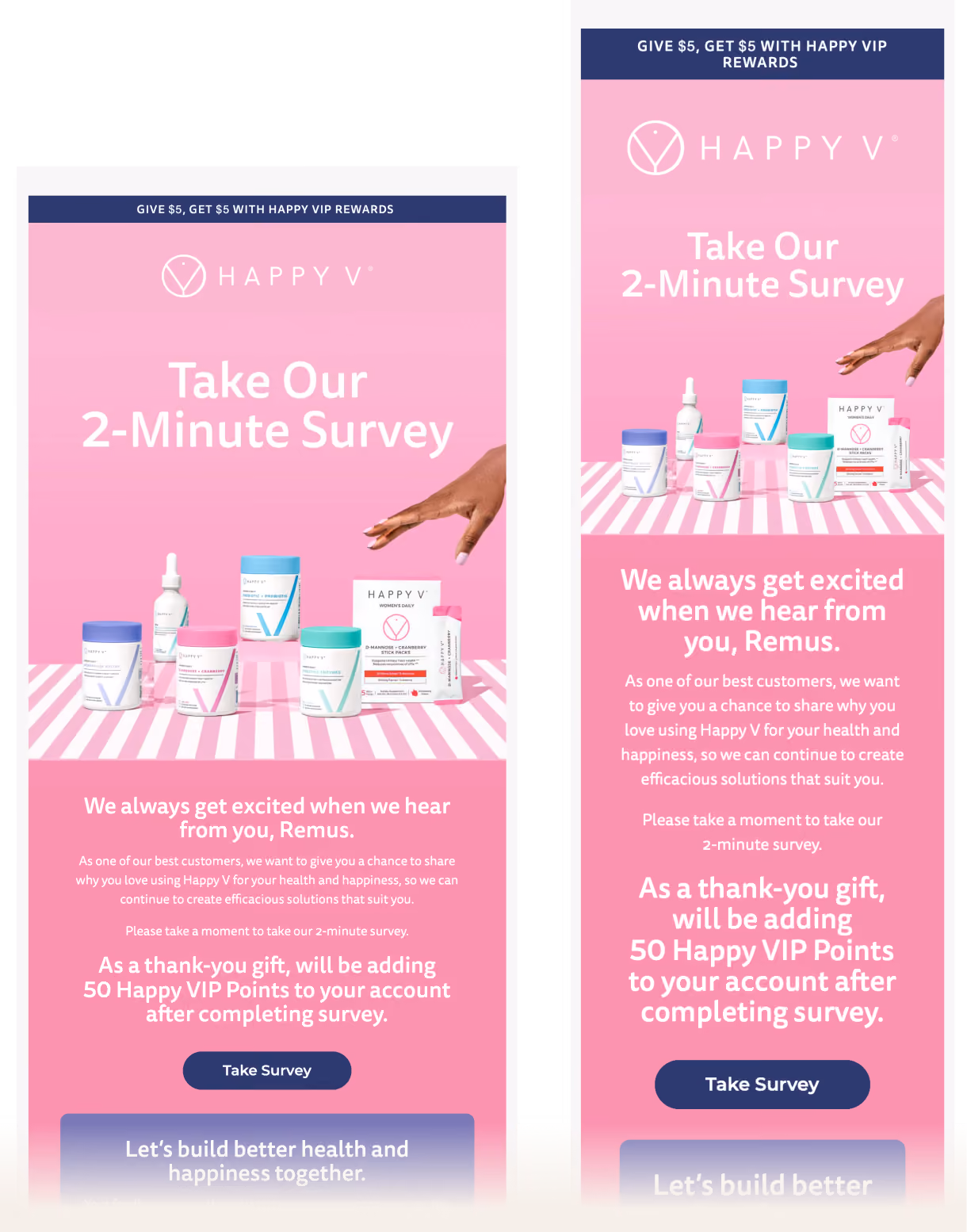 Happy V Surveys