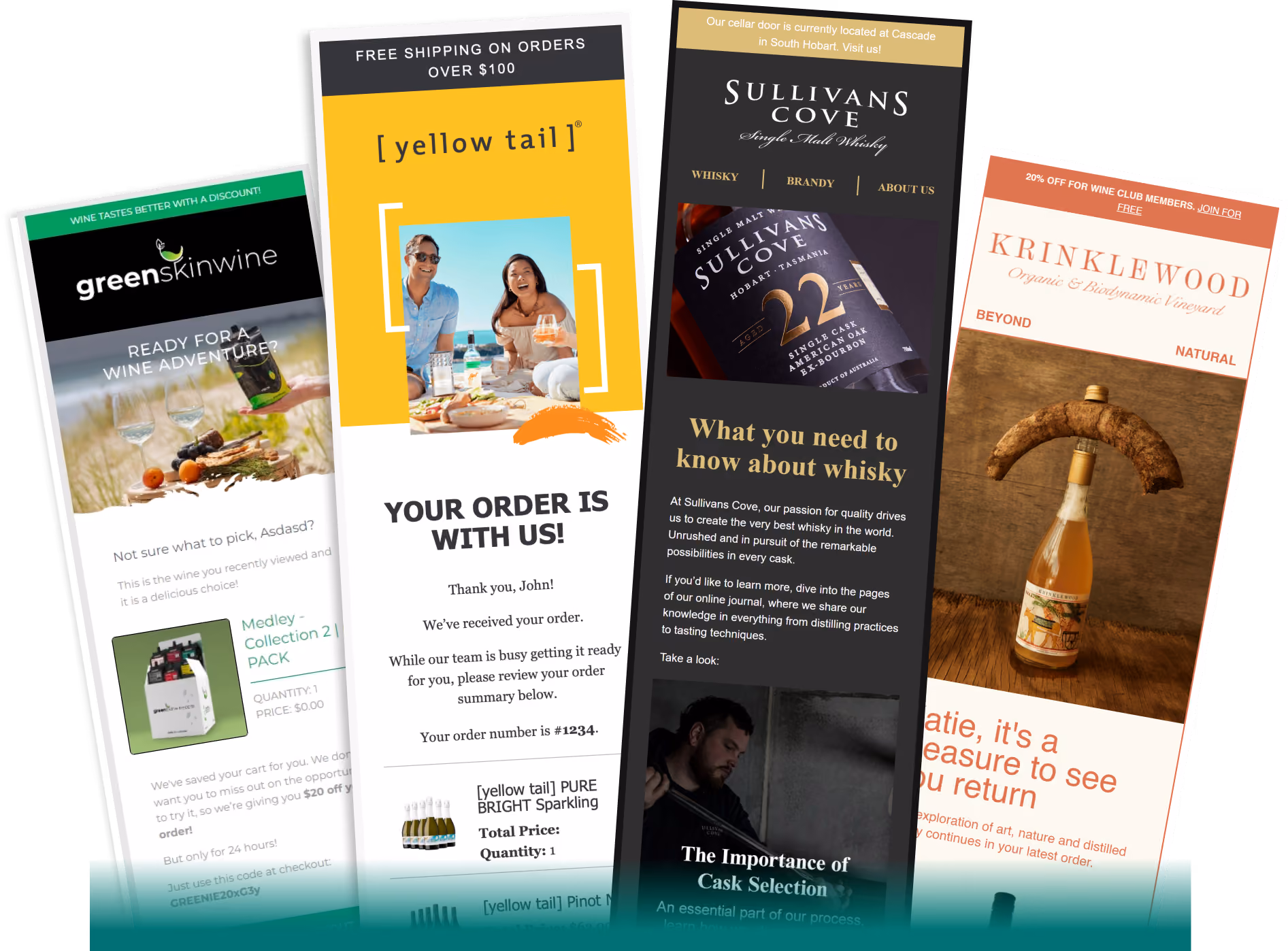 Multiple Brands email templates