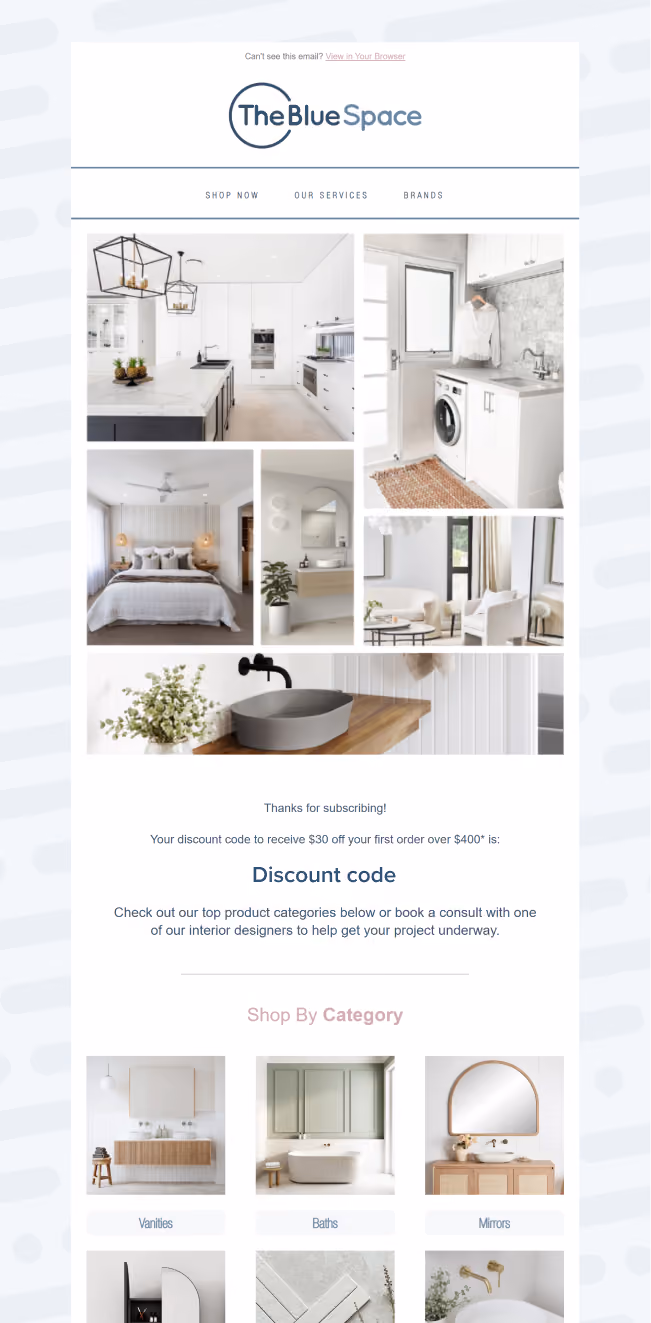 The Bluespace Email Flow Template