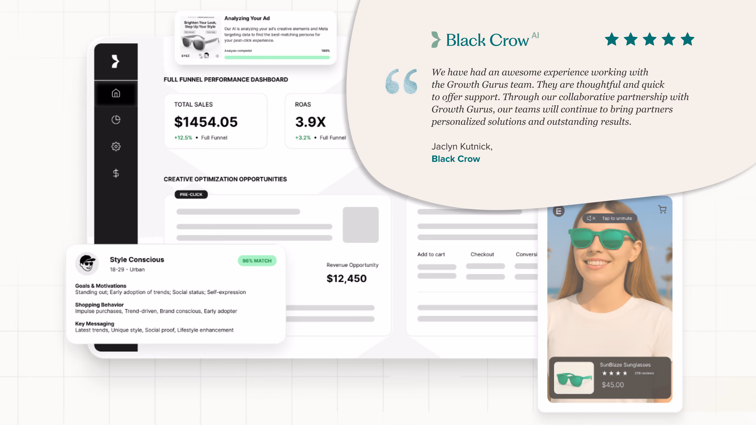 Client testimonial - Black Crow 