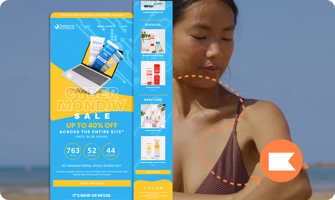 Grahams Natural e-commerce brand results chart