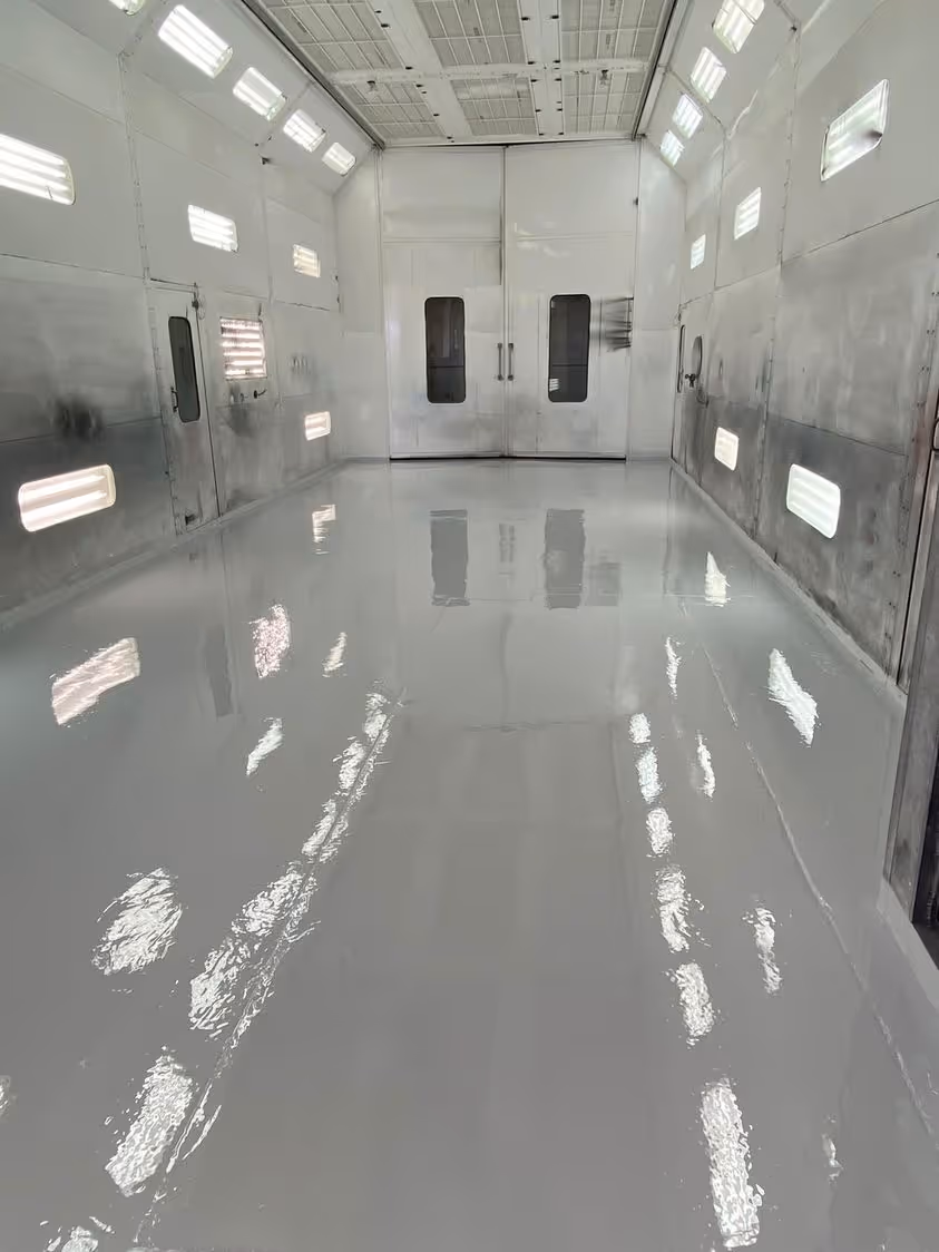 Solid Color Epoxy Floor Coating in Corona CA