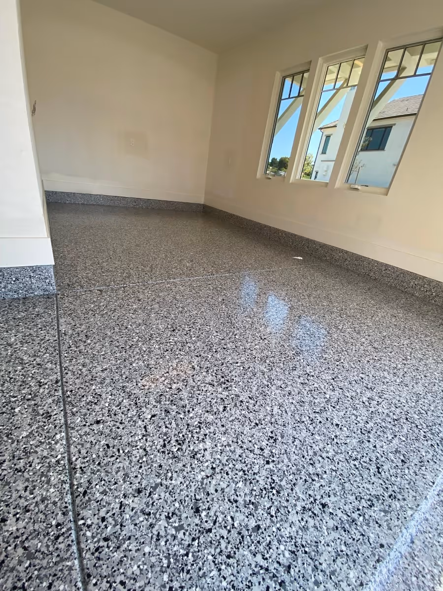 Epoxy Flake Floor Coating In Corona CA