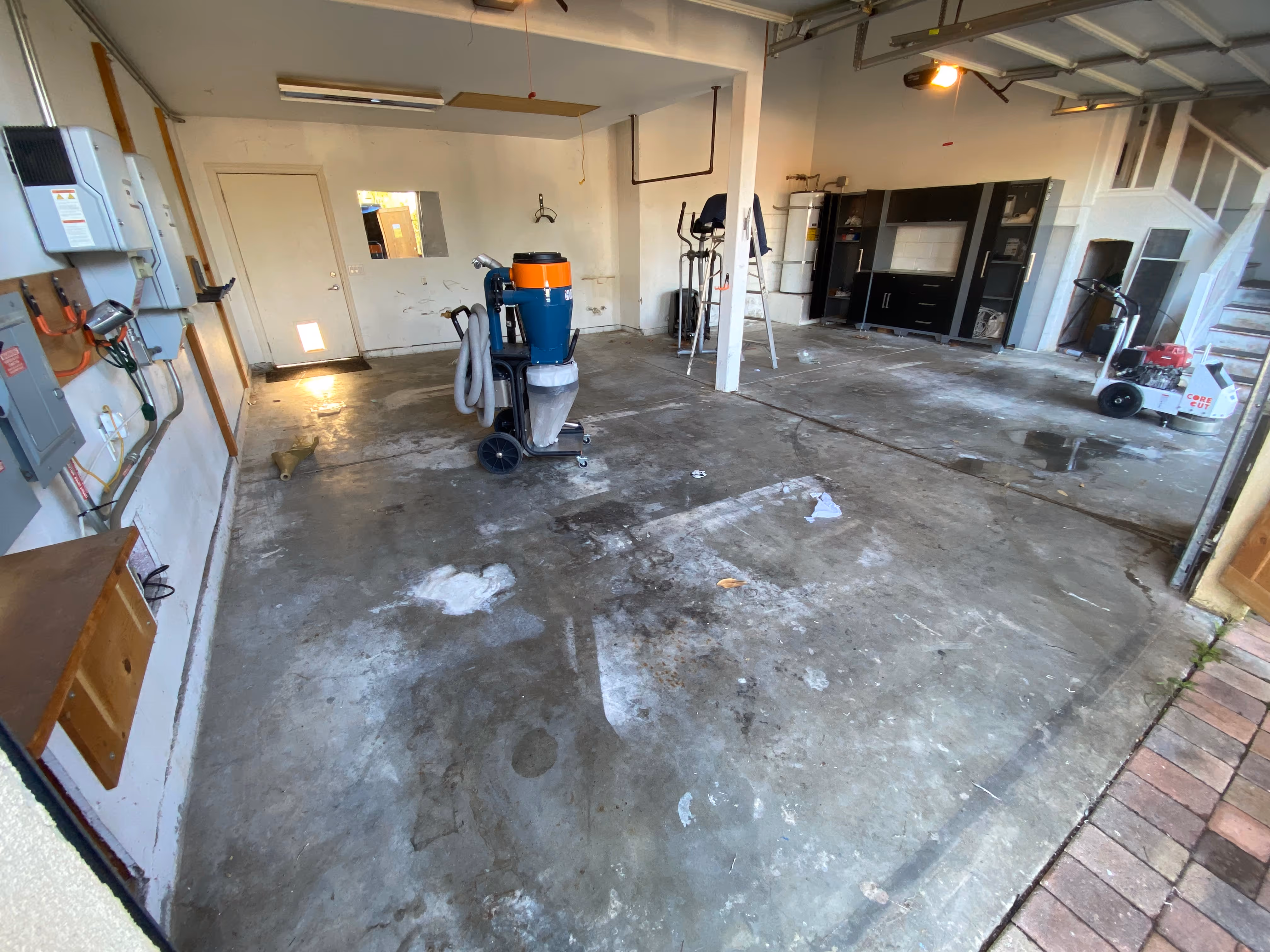 Garage Floor Prep in Anaheim CA