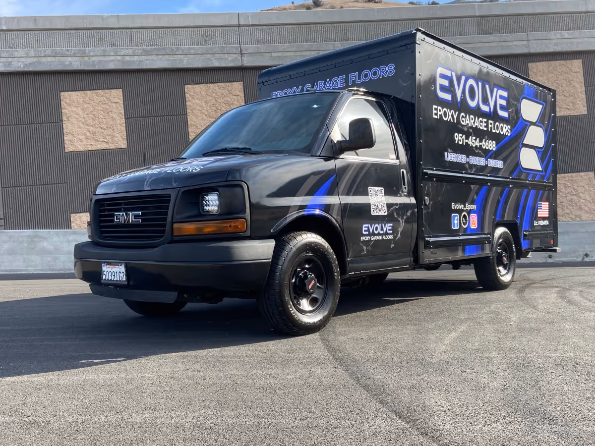 epoxy garage floor in Hidden Valley
