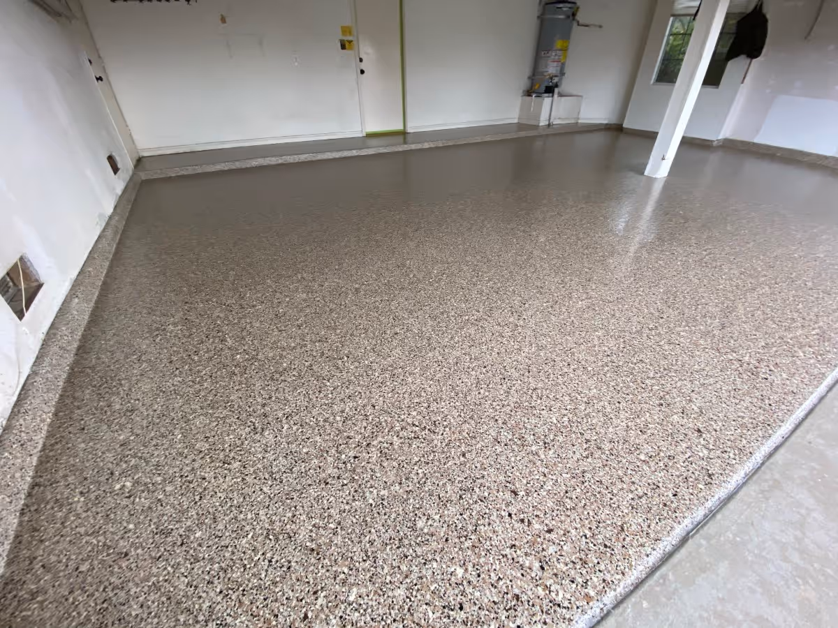 modern epoxy floor