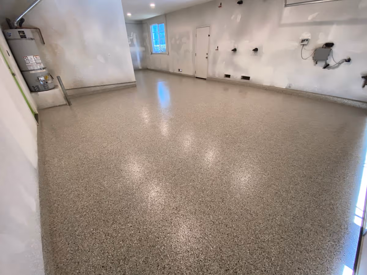 waterproof flake flooring
