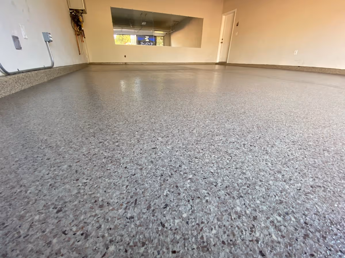 Garage floor coating