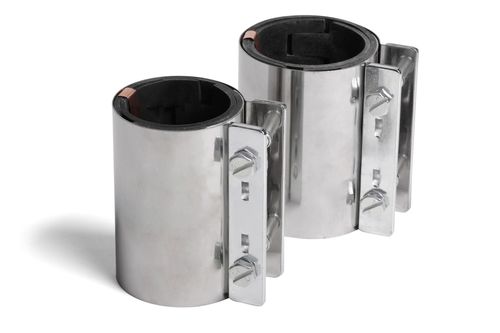 Złączki rurowe ze stali nierdzewnej do łączenia rur ze stali nierdzewnej.