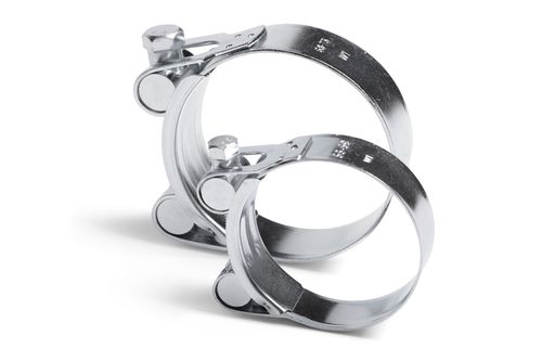 Abrazaderas de pasador de pivote en diferentes tamaños.