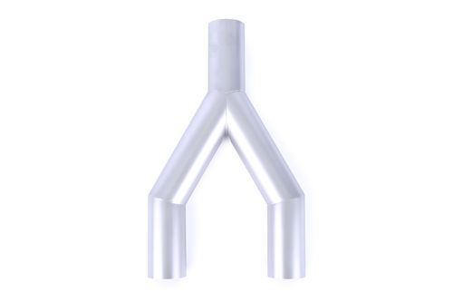 Y-distributor for vertical and horizontal connection.