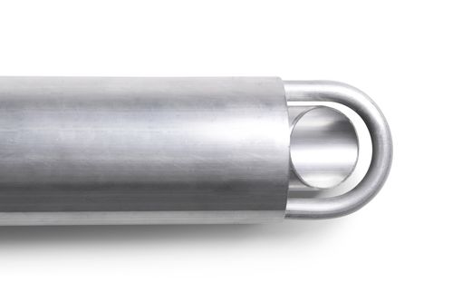 Lança de sucção com suporte.