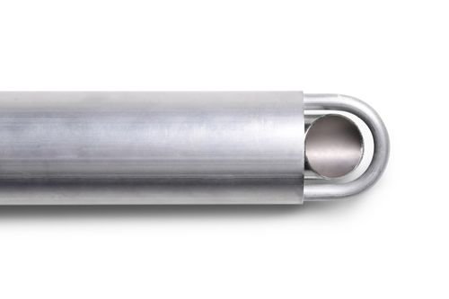 Lança de sucção com suporte.