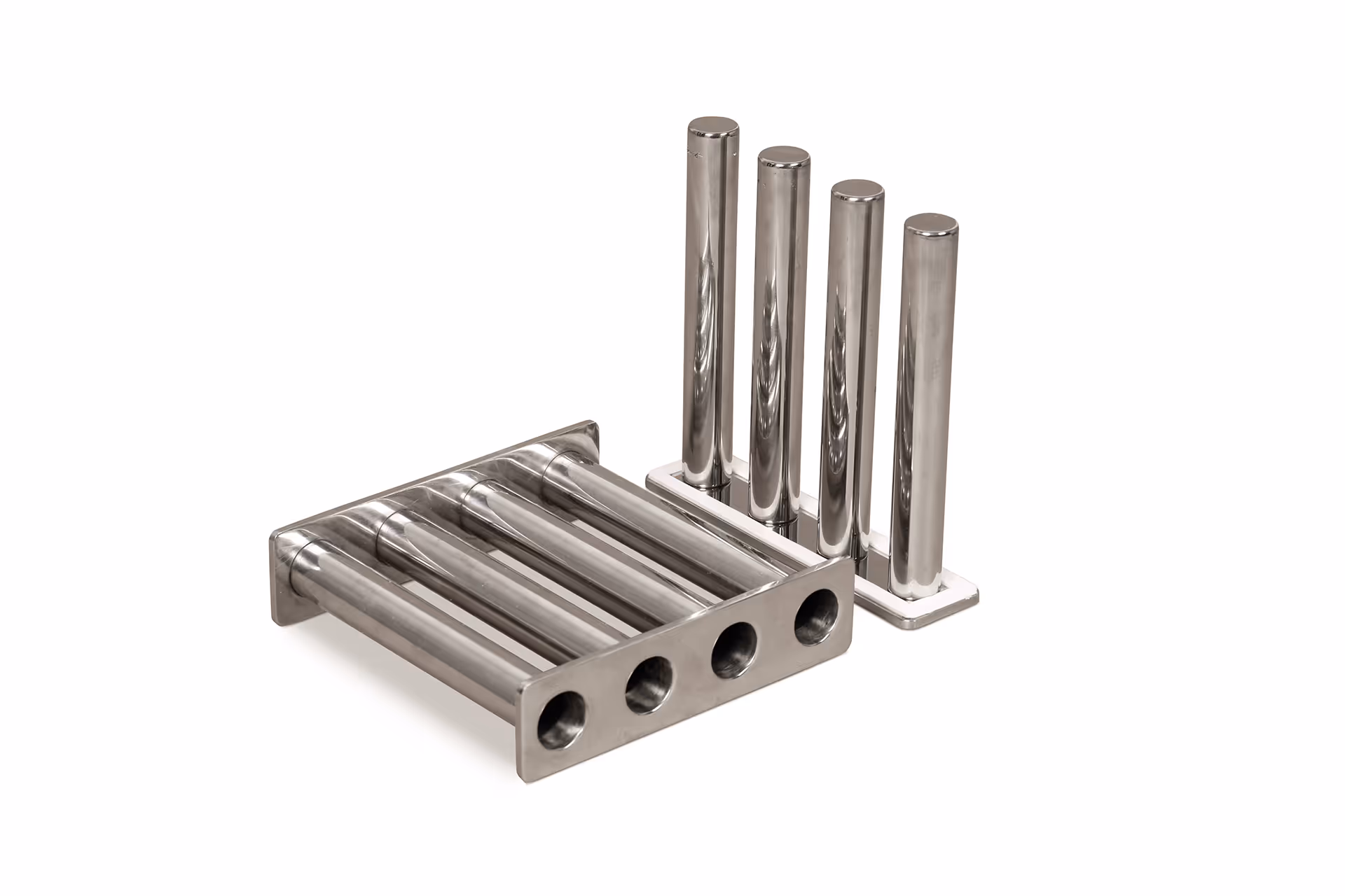 Barra magnética para resíduos contendo ferro em produtos a granel. 