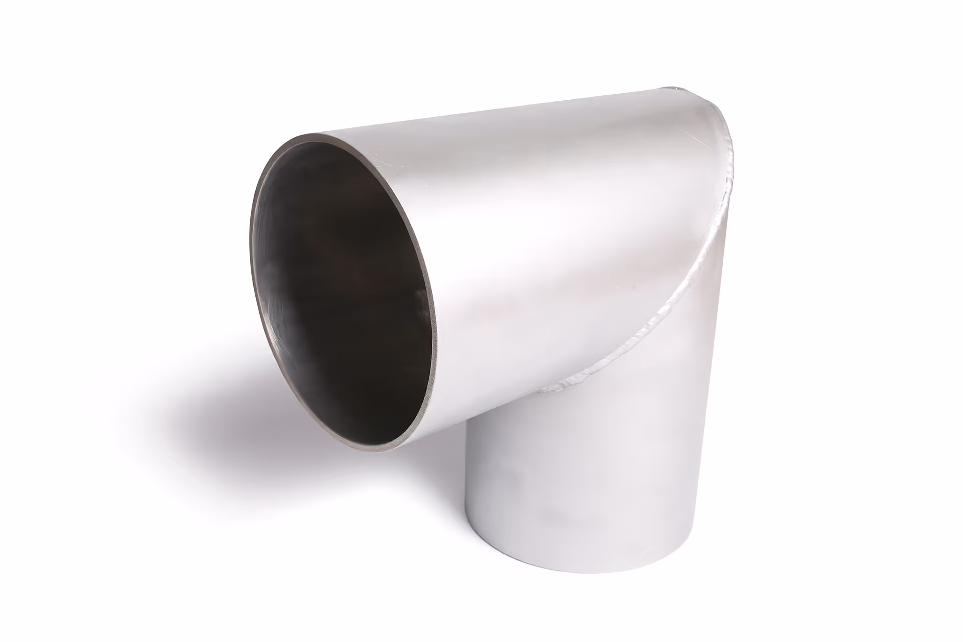 Pieza en L de aluminio al vacío.