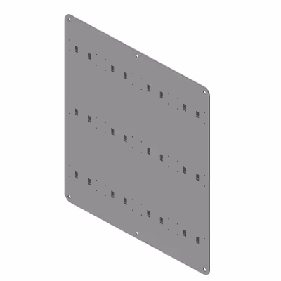 Technische tekening van de Michel Vario-Wand Michel Tube. 