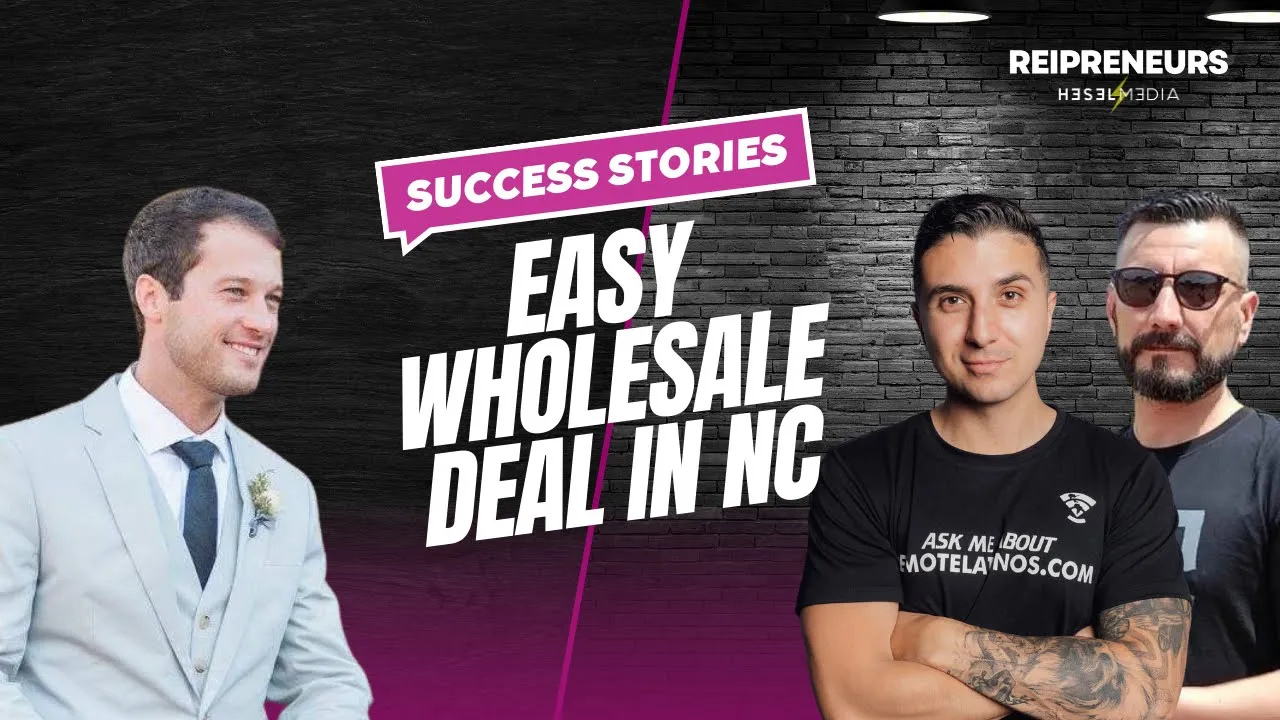 Michael closing a Facebook Ads real estate wholesale deal for cash flow
